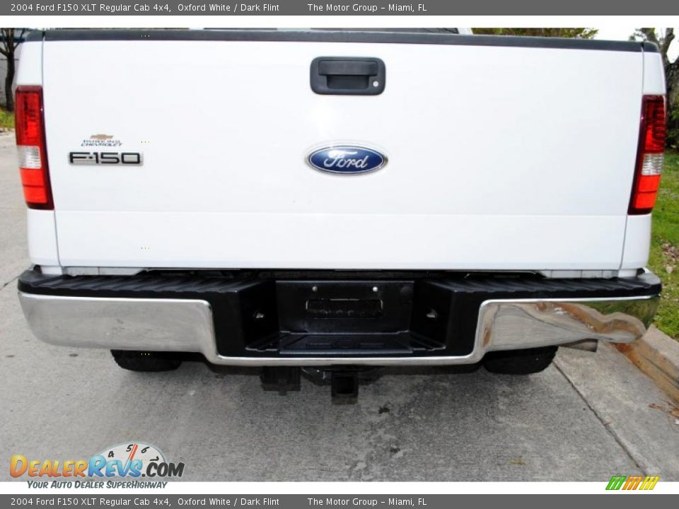 2004 Ford F150 XLT Regular Cab 4x4 Oxford White / Dark Flint Photo #6