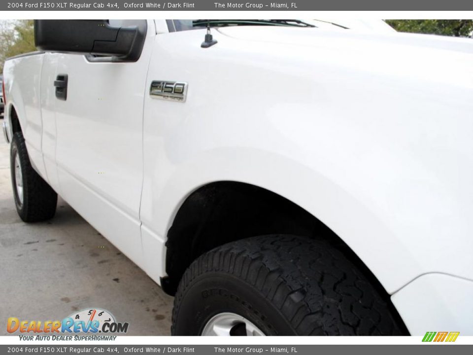 2004 Ford F150 XLT Regular Cab 4x4 Oxford White / Dark Flint Photo #14