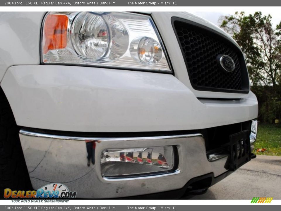 2004 Ford F150 XLT Regular Cab 4x4 Oxford White / Dark Flint Photo #17
