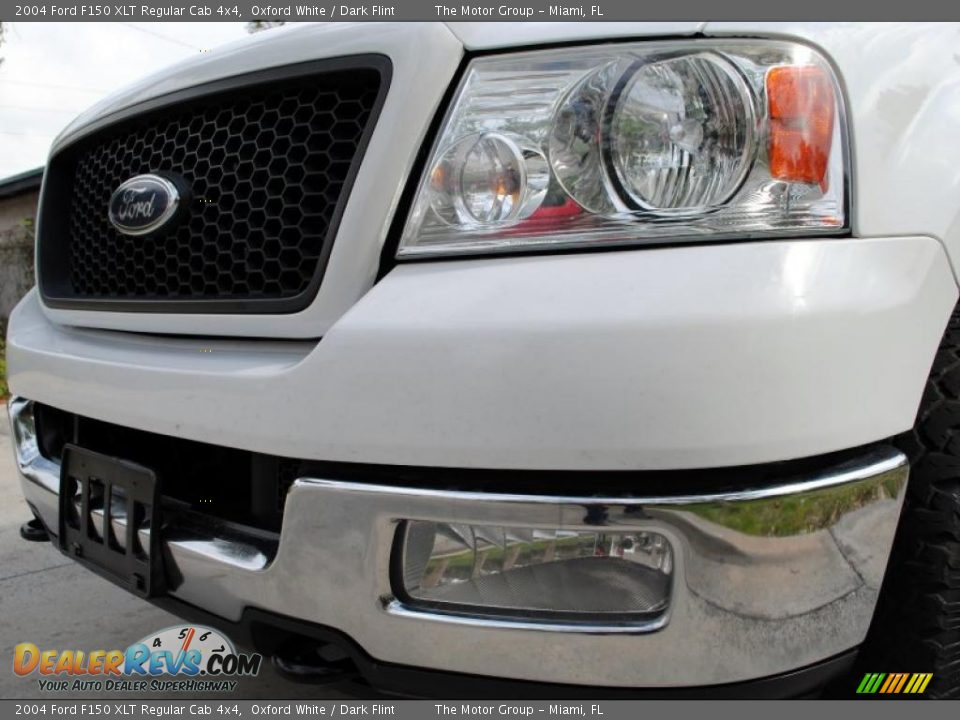 2004 Ford F150 XLT Regular Cab 4x4 Oxford White / Dark Flint Photo #18