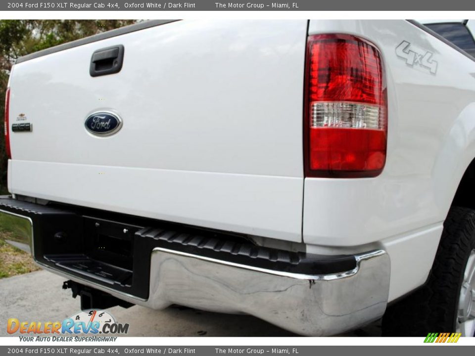 2004 Ford F150 XLT Regular Cab 4x4 Oxford White / Dark Flint Photo #20
