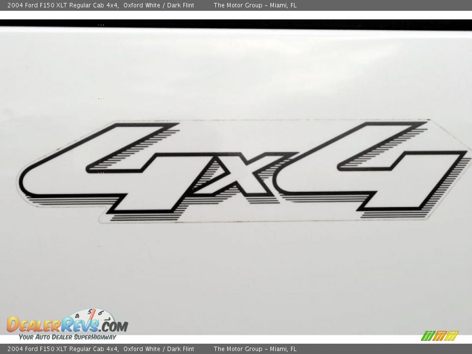 2004 Ford F150 XLT Regular Cab 4x4 Oxford White / Dark Flint Photo #29
