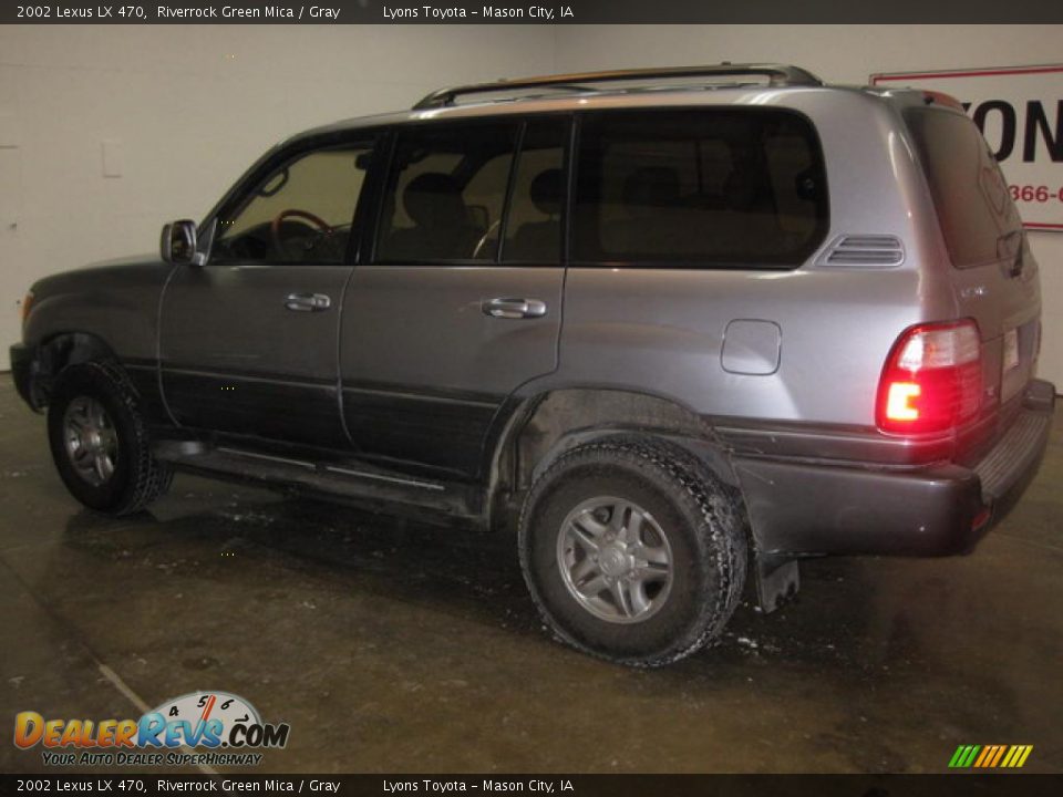 2002 Lexus LX 470 Riverrock Green Mica / Gray Photo #6