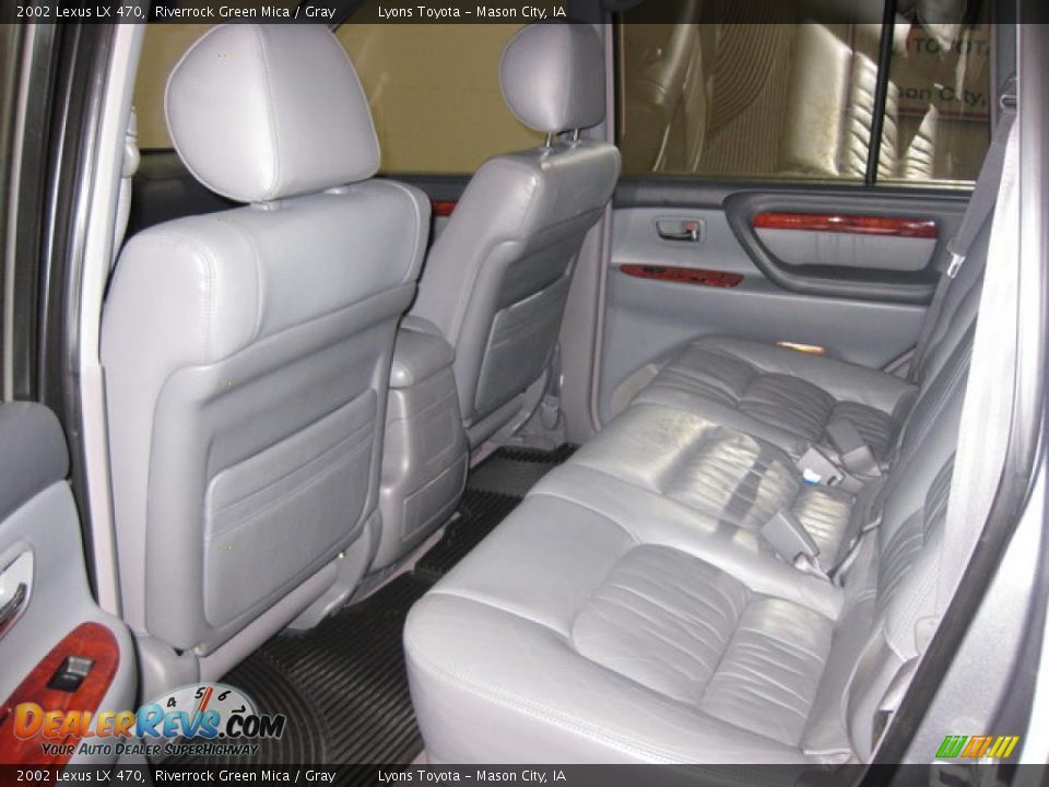 2002 Lexus LX 470 Riverrock Green Mica / Gray Photo #9
