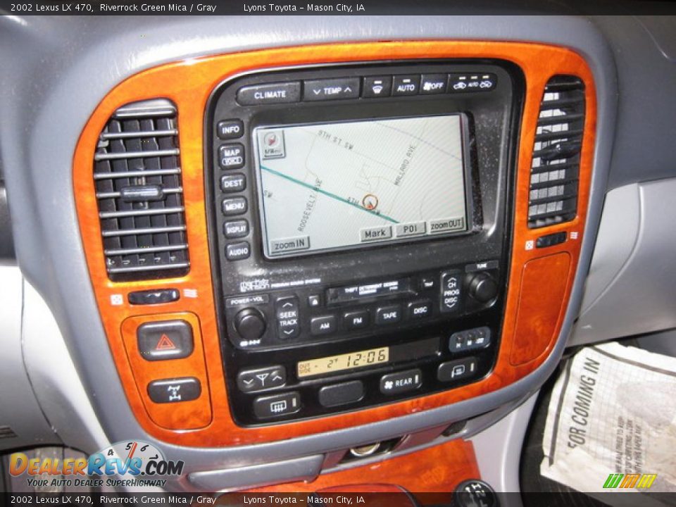 2002 Lexus LX 470 Riverrock Green Mica / Gray Photo #13