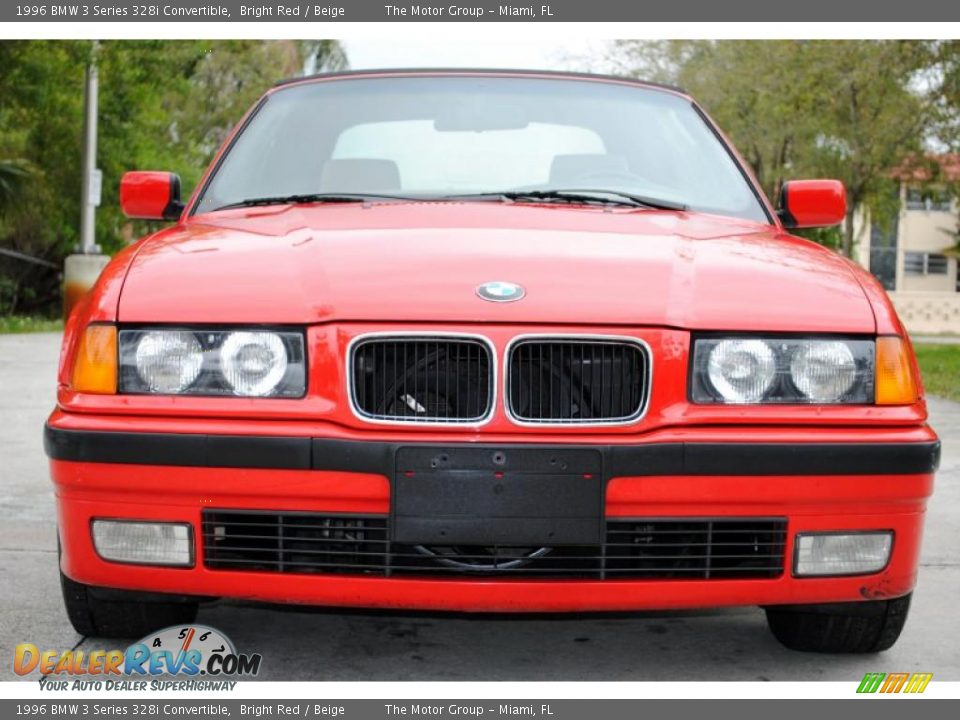 Bright Red 1996 BMW 3 Series 328i Convertible Photo #11