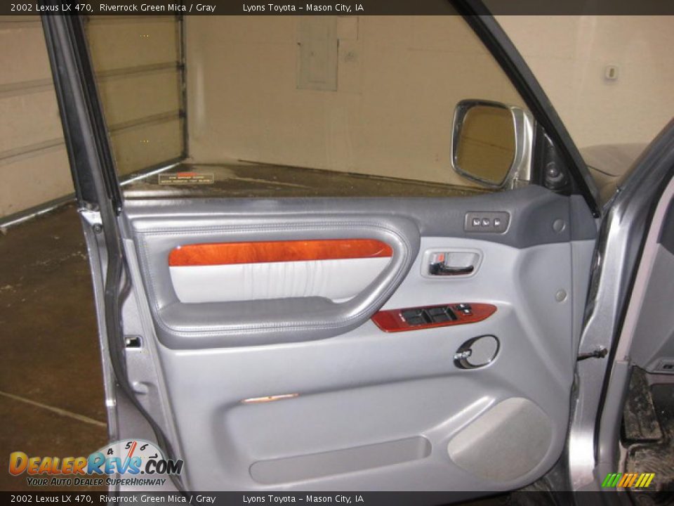 2002 Lexus LX 470 Riverrock Green Mica / Gray Photo #20