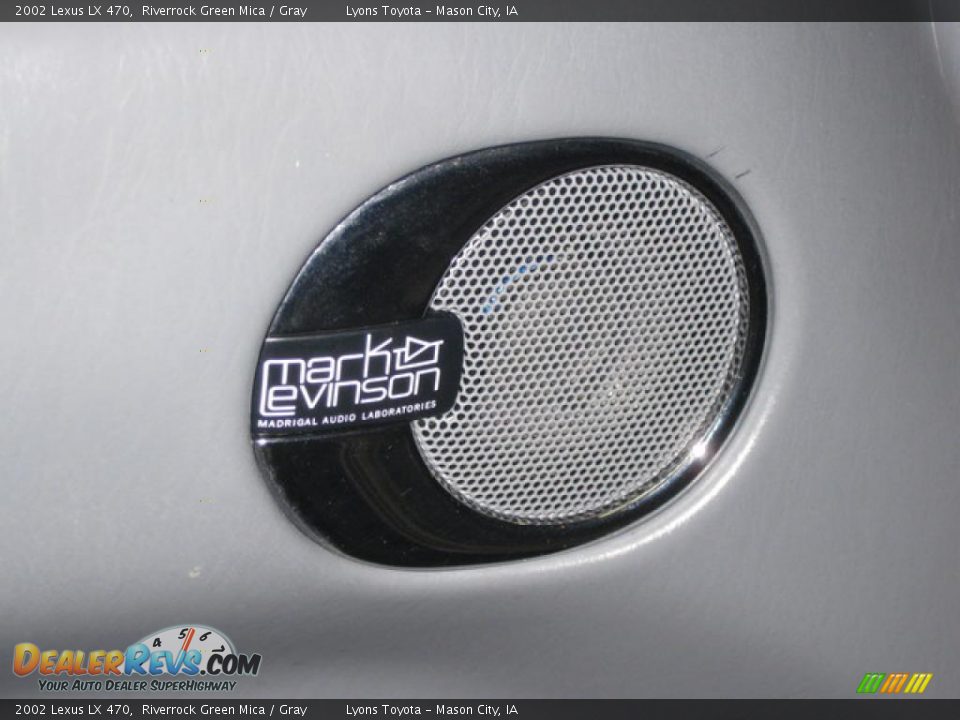 2002 Lexus LX 470 Riverrock Green Mica / Gray Photo #21