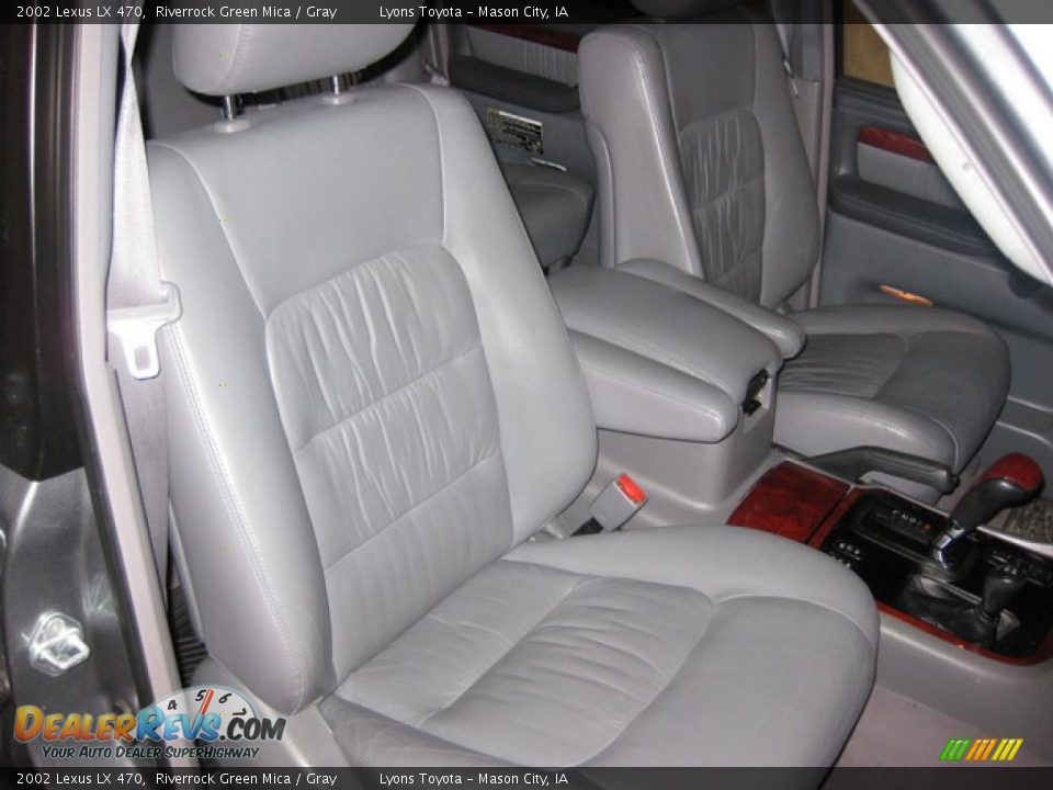 2002 Lexus LX 470 Riverrock Green Mica / Gray Photo #23