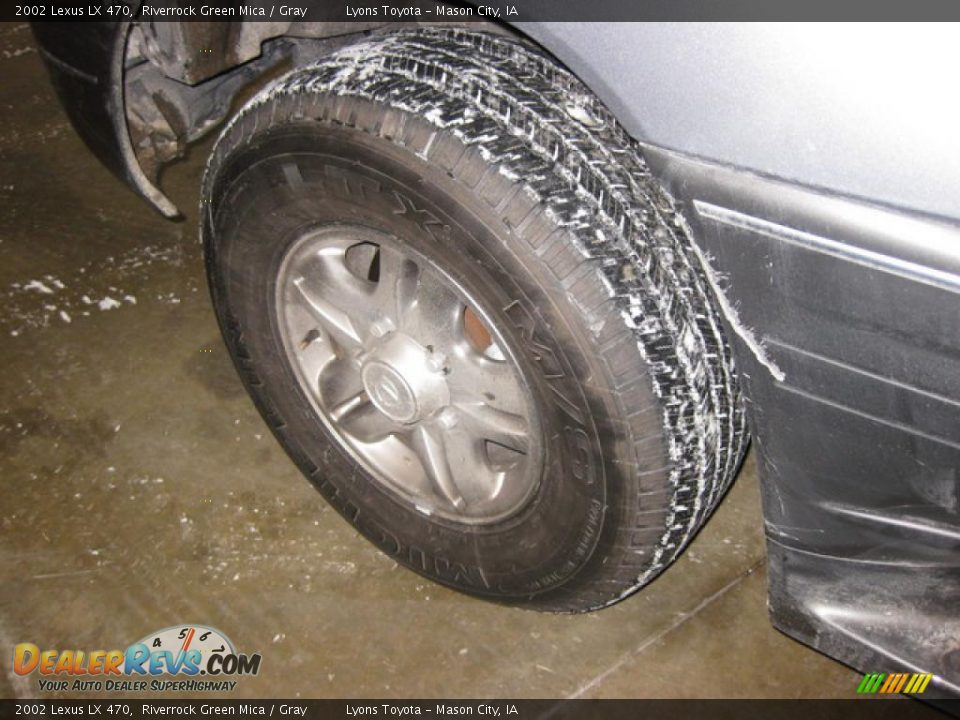 2002 Lexus LX 470 Riverrock Green Mica / Gray Photo #27