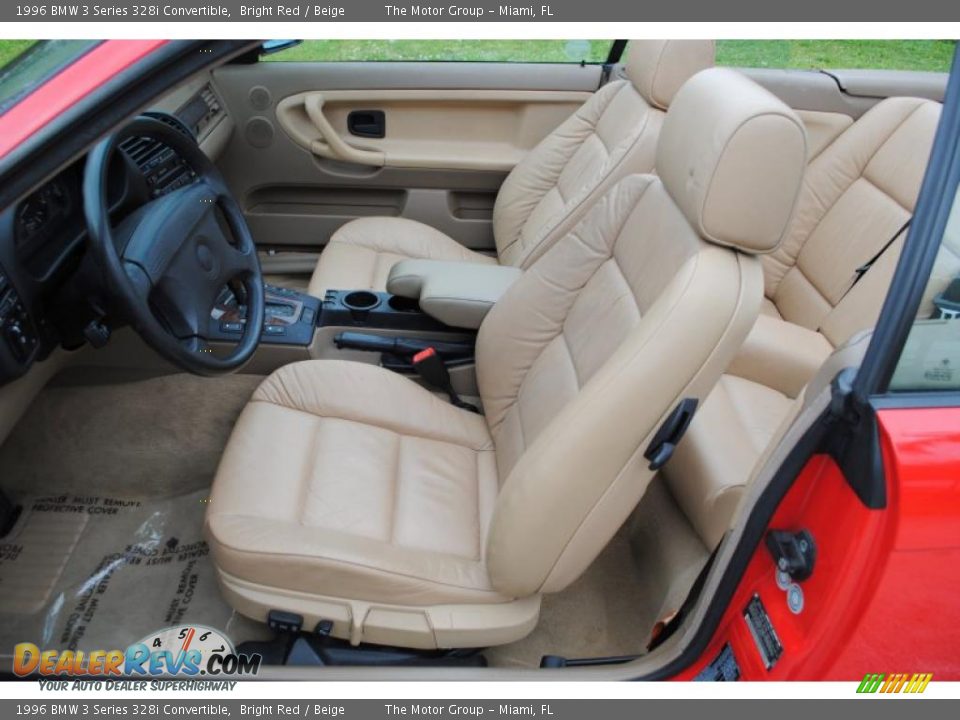 Front Seat of 1996 BMW 3 Series 328i Convertible Photo #27