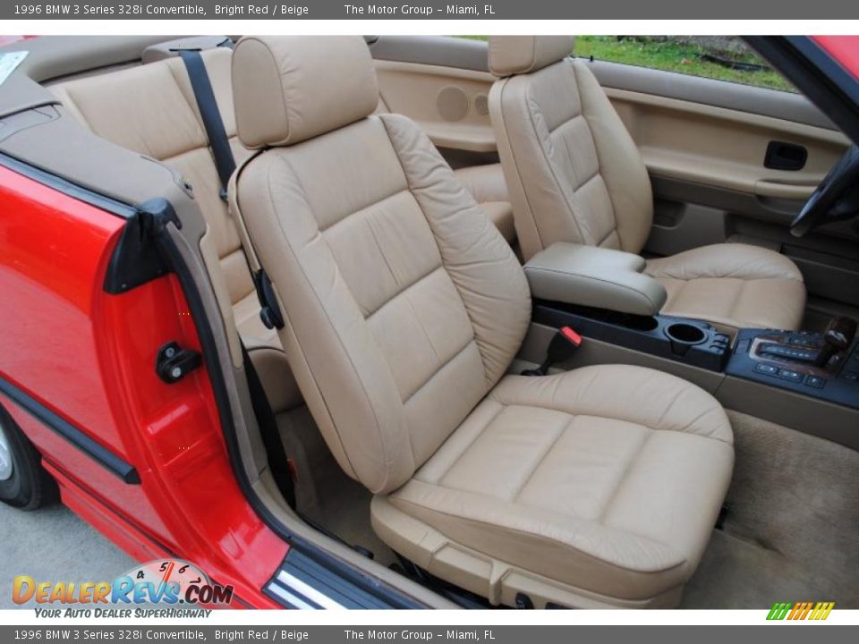 Front Seat of 1996 BMW 3 Series 328i Convertible Photo #30