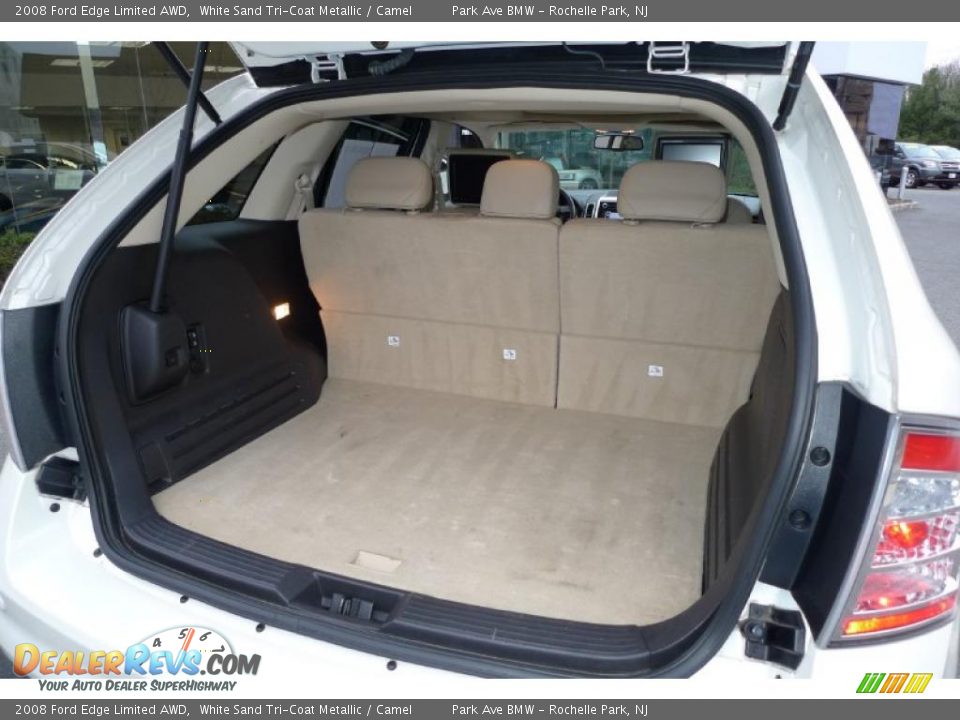 2008 Ford Edge Limited AWD White Sand Tri-Coat Metallic / Camel Photo #25