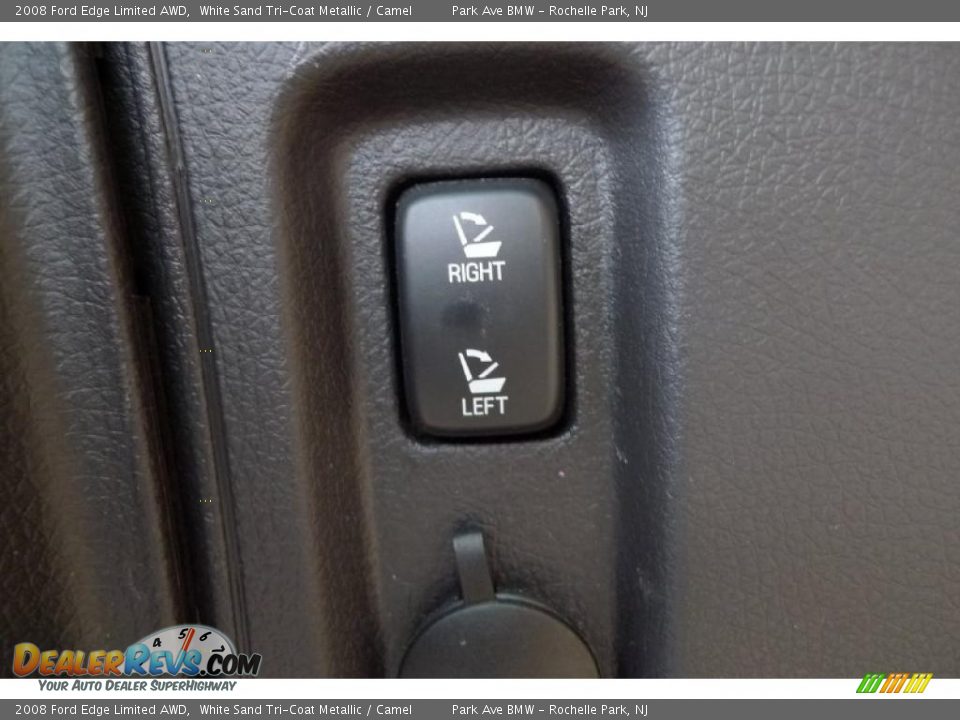 2008 Ford Edge Limited AWD White Sand Tri-Coat Metallic / Camel Photo #26