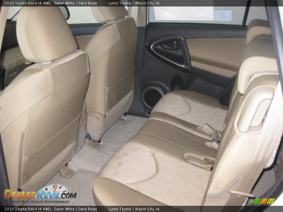 2010 Toyota RAV4 I4 4WD Super White / Sand Beige Photo #3