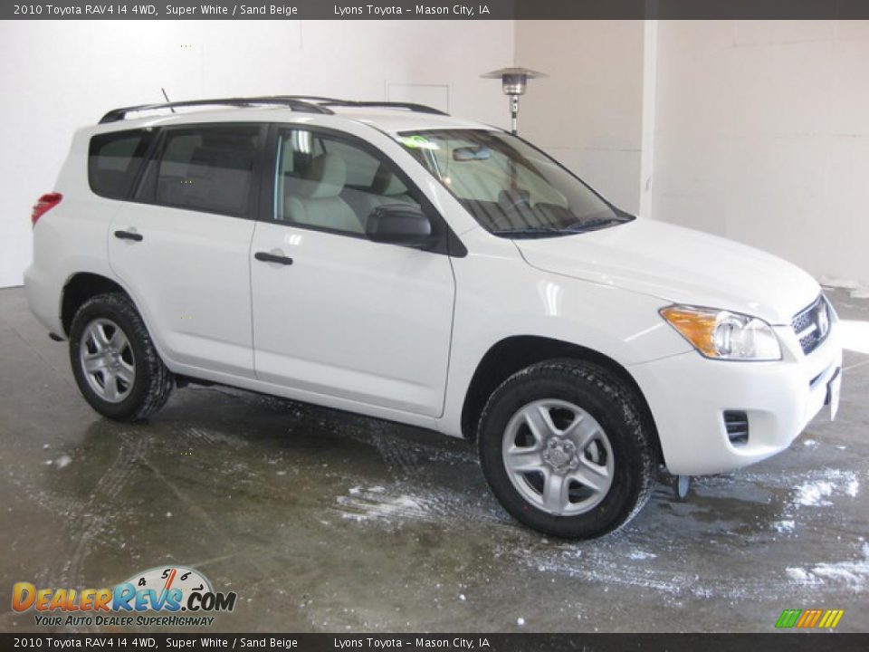 2010 Toyota RAV4 I4 4WD Super White / Sand Beige Photo #5