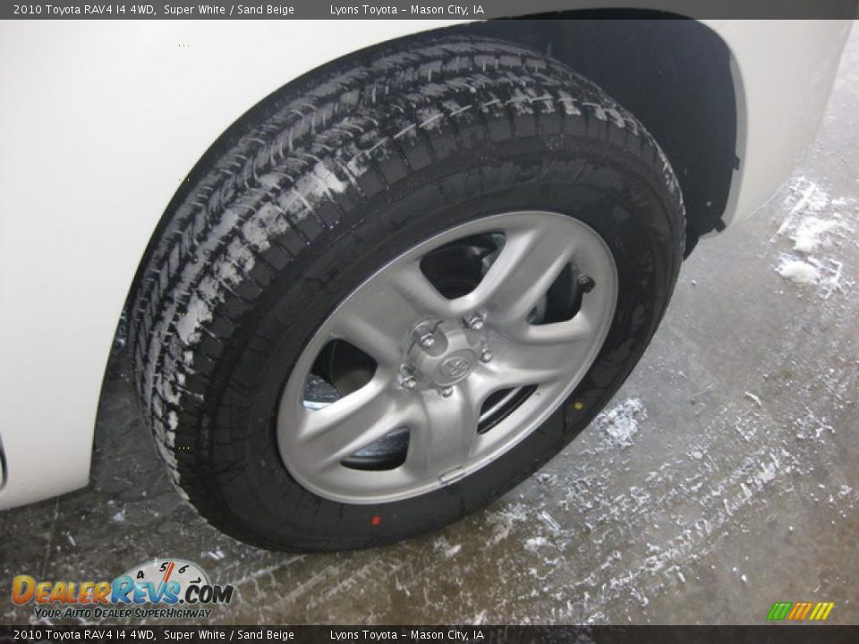 2010 Toyota RAV4 I4 4WD Super White / Sand Beige Photo #8