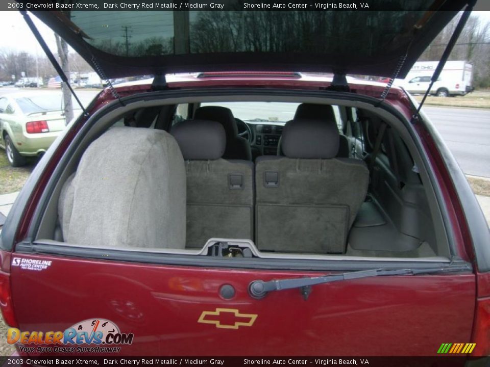 2003 Chevrolet Blazer Xtreme Dark Cherry Red Metallic / Medium Gray Photo #9