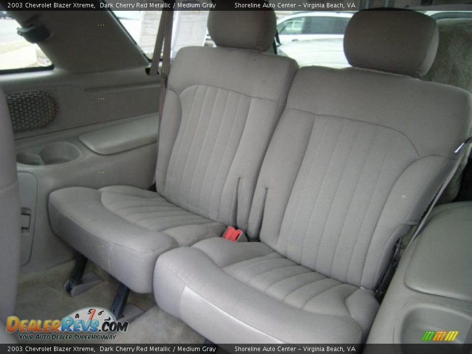2003 Chevrolet Blazer Xtreme Dark Cherry Red Metallic / Medium Gray Photo #10