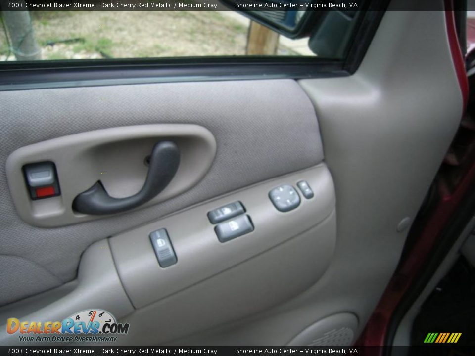 2003 Chevrolet Blazer Xtreme Dark Cherry Red Metallic / Medium Gray Photo #13