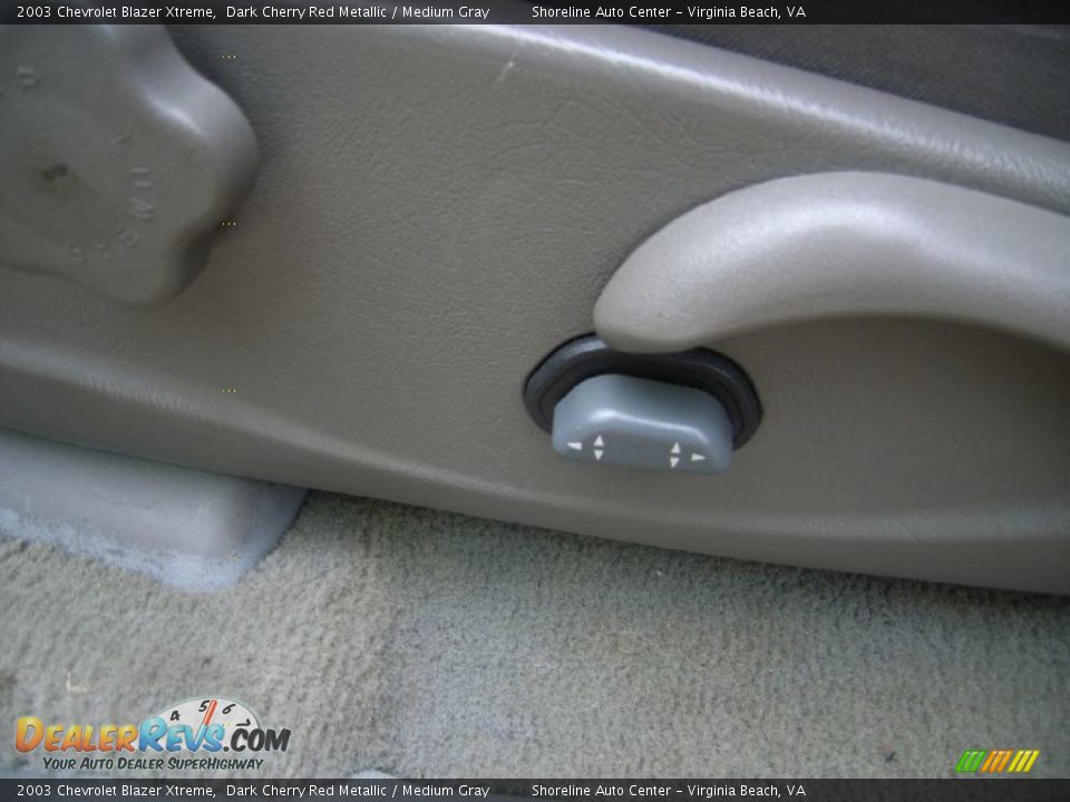 2003 Chevrolet Blazer Xtreme Dark Cherry Red Metallic / Medium Gray Photo #14