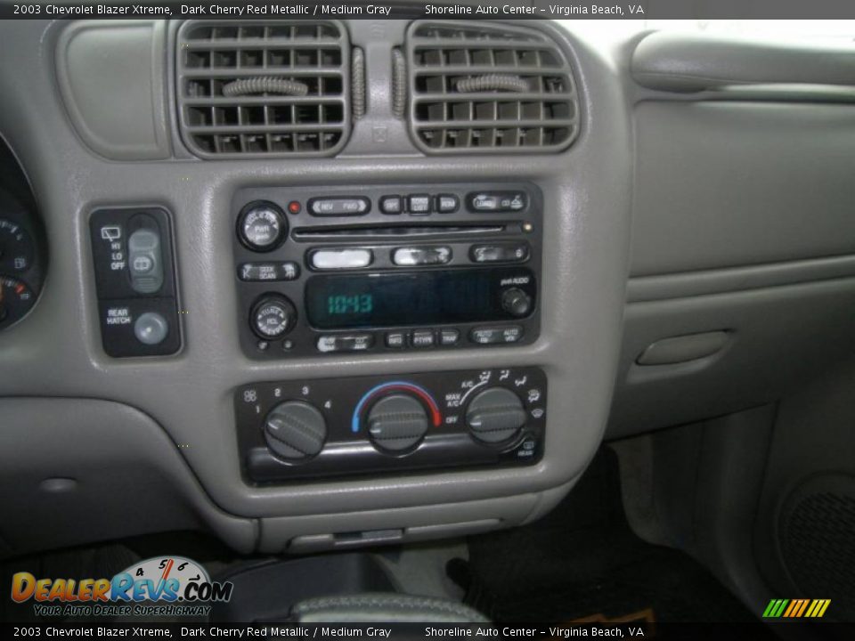 2003 Chevrolet Blazer Xtreme Dark Cherry Red Metallic / Medium Gray Photo #16