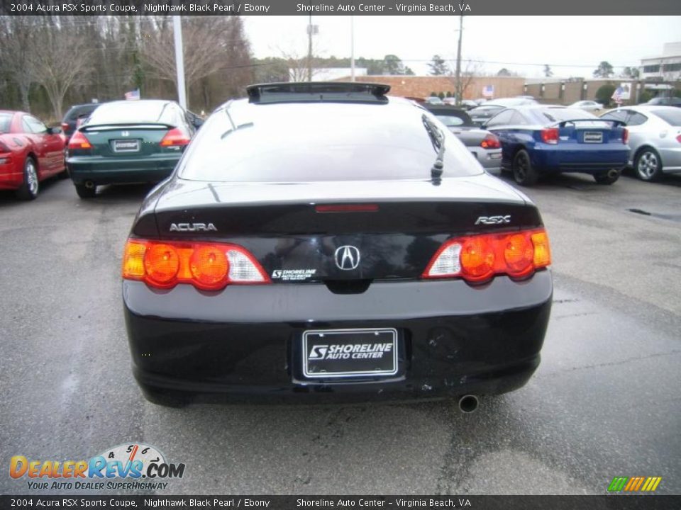 2004 Acura RSX Sports Coupe Nighthawk Black Pearl / Ebony Photo #4