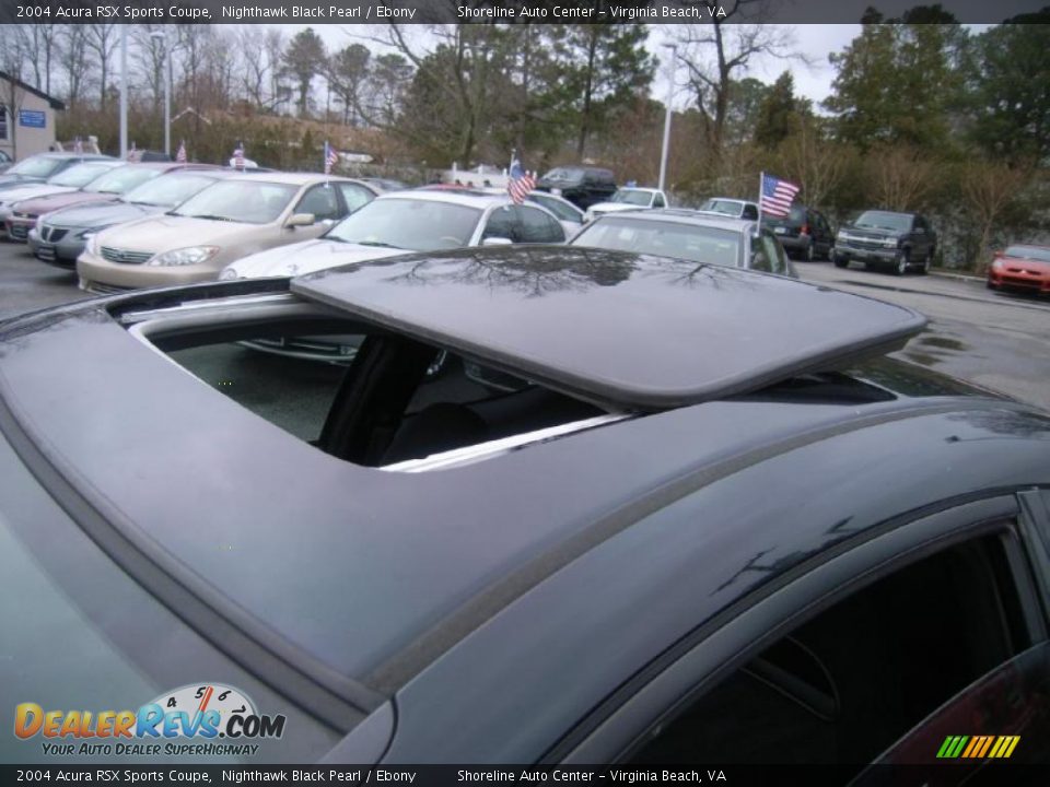 2004 Acura RSX Sports Coupe Nighthawk Black Pearl / Ebony Photo #9