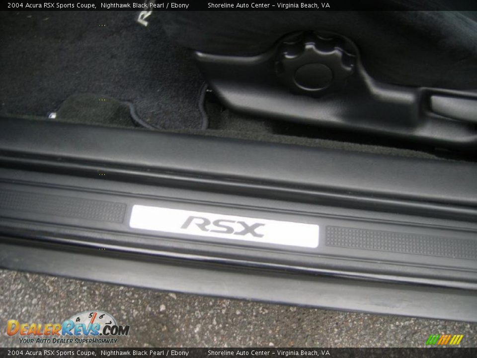 2004 Acura RSX Sports Coupe Nighthawk Black Pearl / Ebony Photo #13