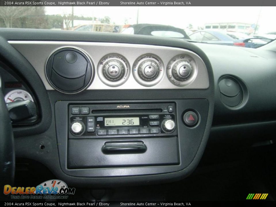 2004 Acura RSX Sports Coupe Nighthawk Black Pearl / Ebony Photo #15