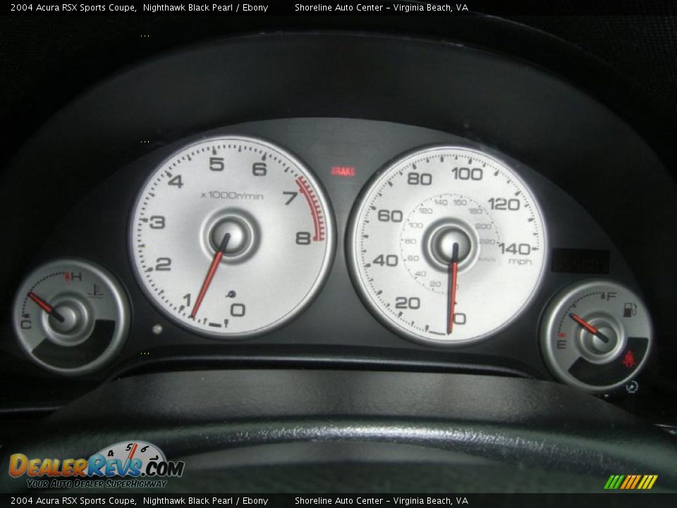 2004 Acura RSX Sports Coupe Nighthawk Black Pearl / Ebony Photo #17