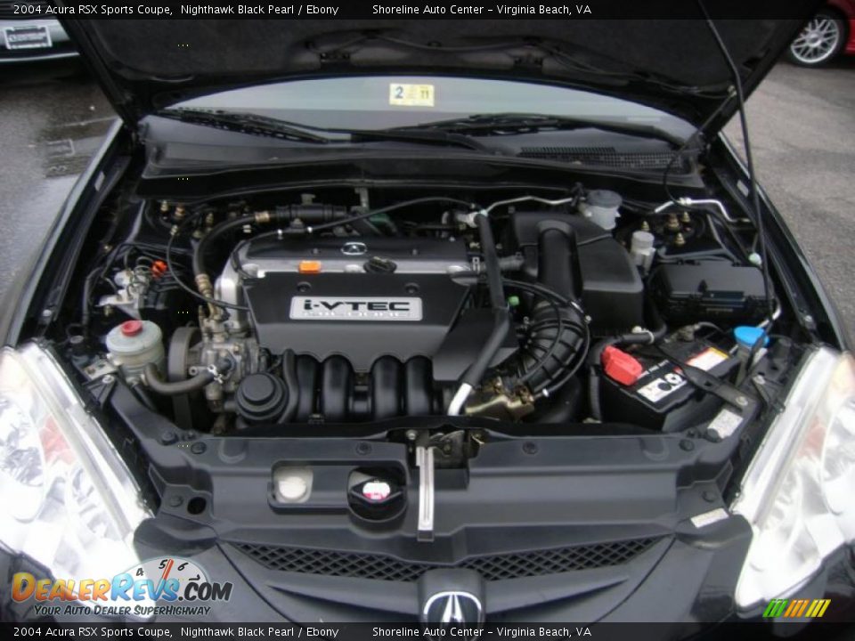 2004 Acura RSX Sports Coupe Nighthawk Black Pearl / Ebony Photo #19