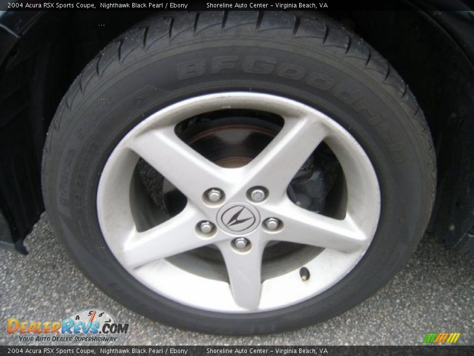 2004 Acura RSX Sports Coupe Nighthawk Black Pearl / Ebony Photo #20