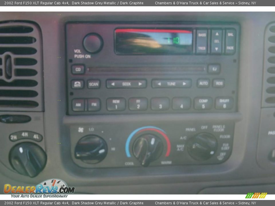 2002 Ford F150 XLT Regular Cab 4x4 Dark Shadow Grey Metallic / Dark Graphite Photo #7