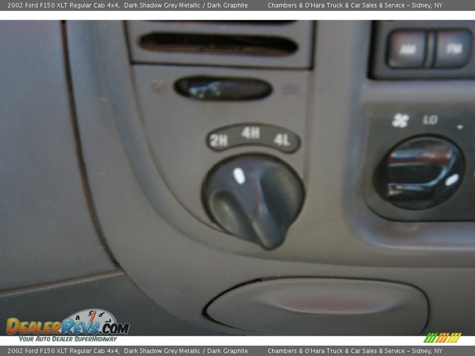 2002 Ford F150 XLT Regular Cab 4x4 Dark Shadow Grey Metallic / Dark Graphite Photo #8