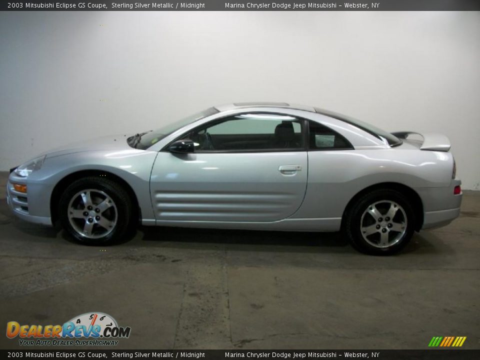 2003 Mitsubishi Eclipse GS Coupe Sterling Silver Metallic / Midnight Photo #2