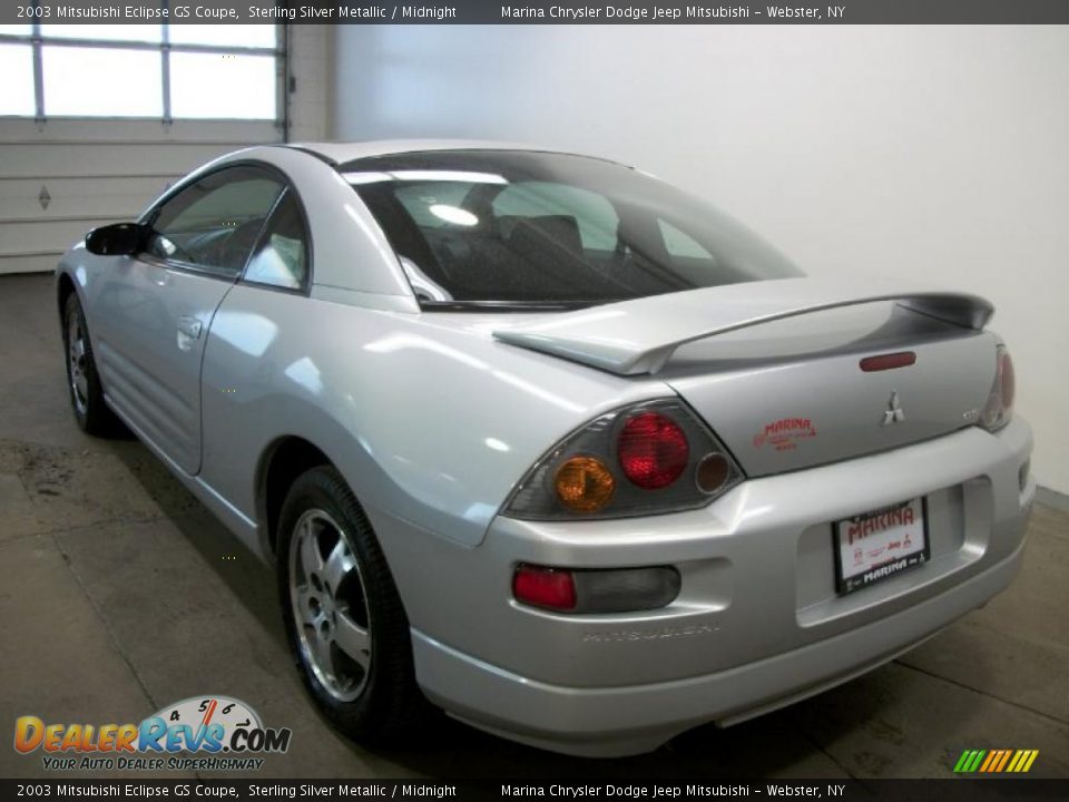 2003 Mitsubishi Eclipse GS Coupe Sterling Silver Metallic / Midnight Photo #3