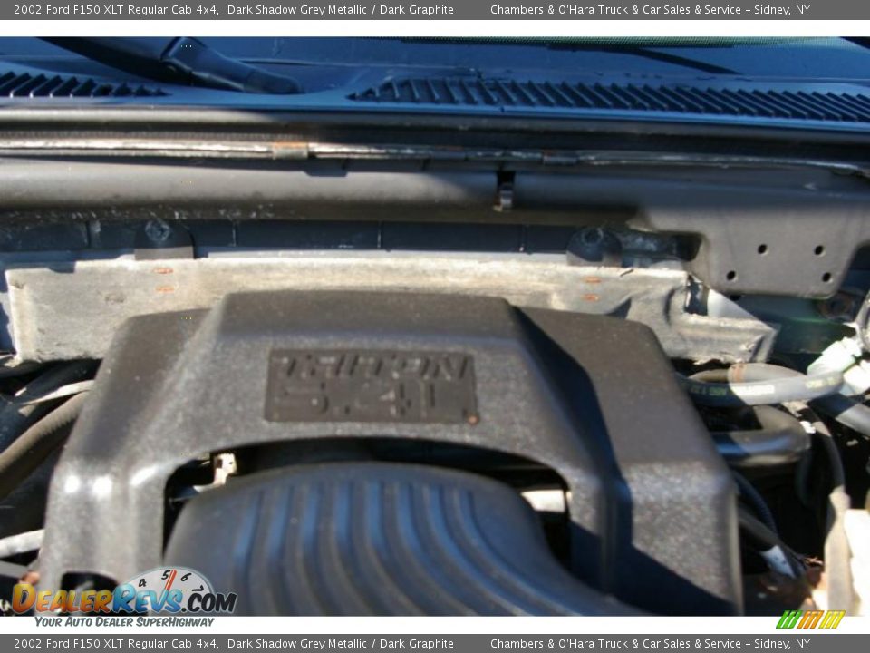 2002 Ford F150 XLT Regular Cab 4x4 Dark Shadow Grey Metallic / Dark Graphite Photo #13