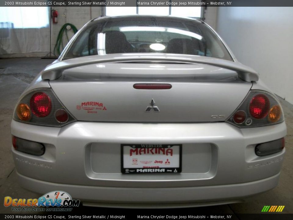2003 Mitsubishi Eclipse GS Coupe Sterling Silver Metallic / Midnight Photo #4