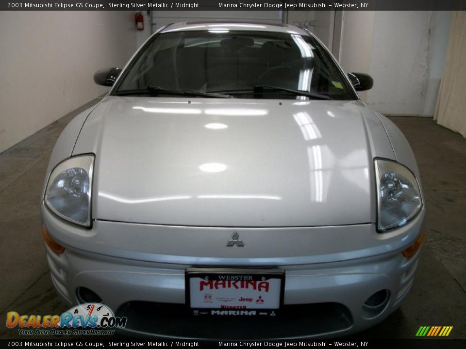 2003 Mitsubishi Eclipse GS Coupe Sterling Silver Metallic / Midnight Photo #7