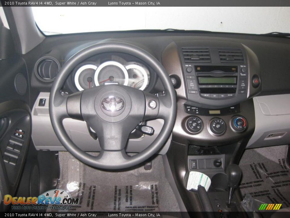 2010 Toyota RAV4 I4 4WD Super White / Ash Gray Photo #4