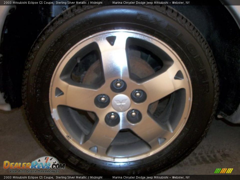2003 Mitsubishi Eclipse GS Coupe Sterling Silver Metallic / Midnight Photo #16