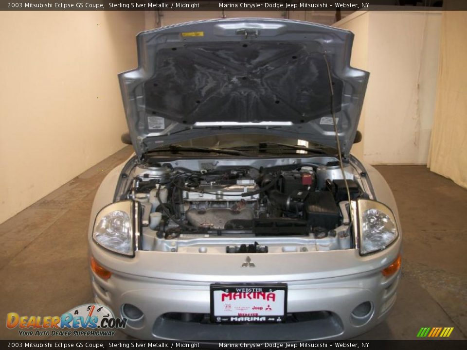2003 Mitsubishi Eclipse GS Coupe Sterling Silver Metallic / Midnight Photo #17