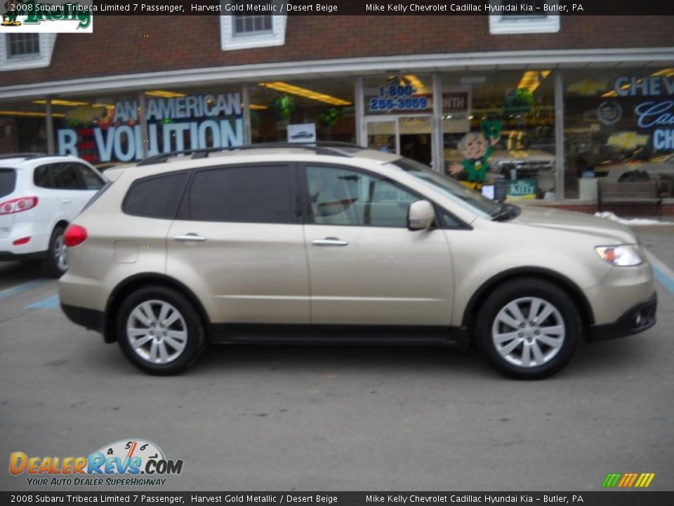 2008 Subaru Tribeca Limited 7 Passenger Harvest Gold Metallic / Desert Beige Photo #2
