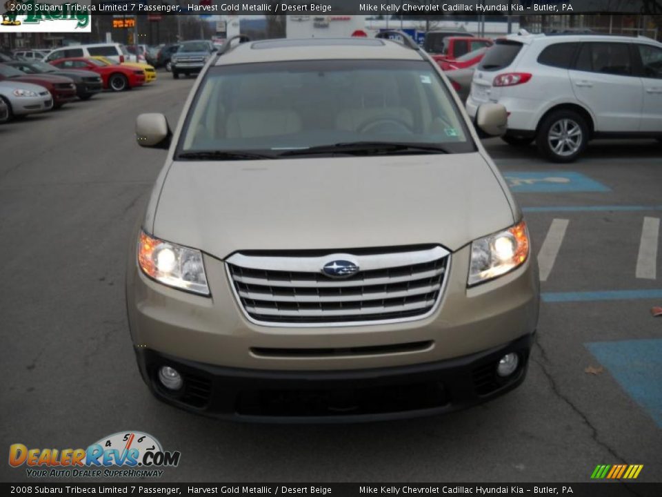 2008 Subaru Tribeca Limited 7 Passenger Harvest Gold Metallic / Desert Beige Photo #15
