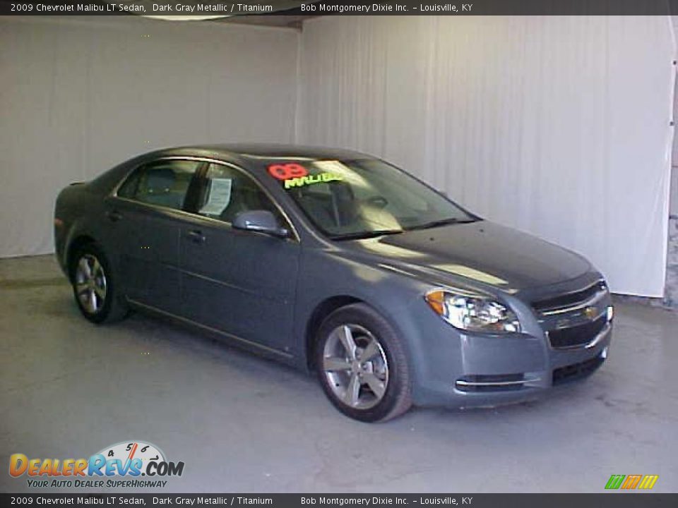 2009 Chevrolet Malibu LT Sedan Dark Gray Metallic / Titanium Photo #1