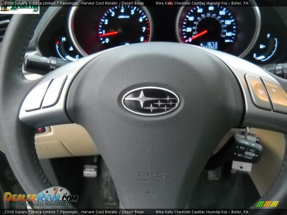 2008 Subaru Tribeca Limited 7 Passenger Harvest Gold Metallic / Desert Beige Photo #19