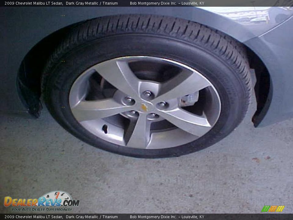 2009 Chevrolet Malibu LT Sedan Dark Gray Metallic / Titanium Photo #5