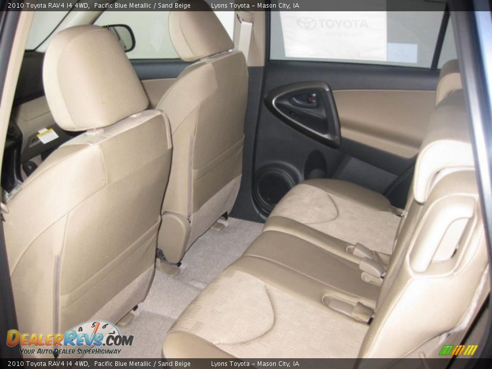 2010 Toyota RAV4 I4 4WD Pacific Blue Metallic / Sand Beige Photo #3