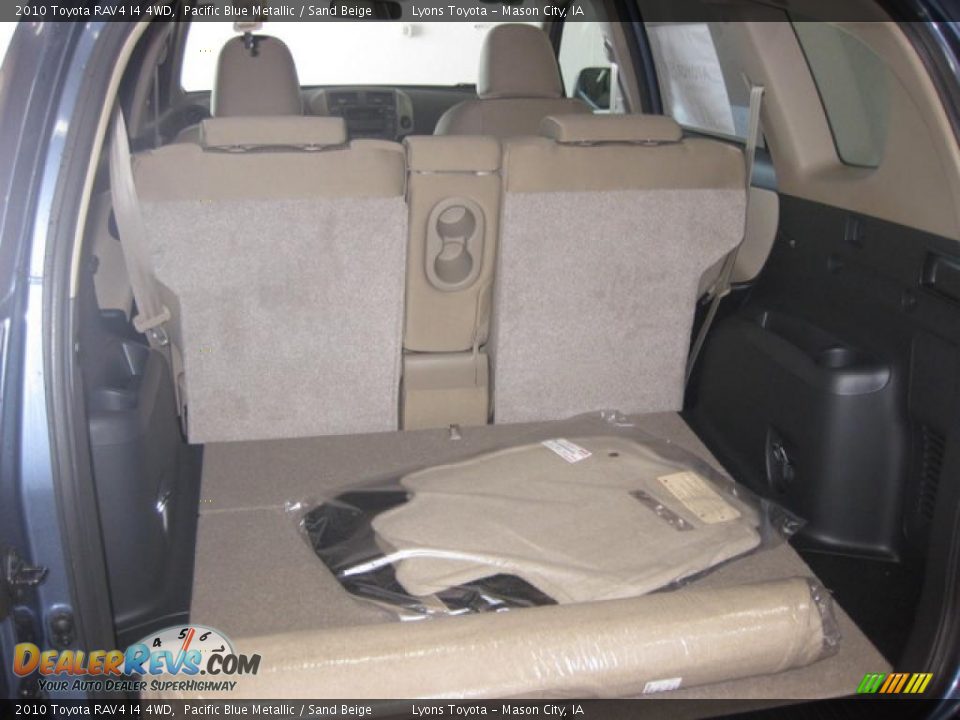 2010 Toyota RAV4 I4 4WD Pacific Blue Metallic / Sand Beige Photo #7